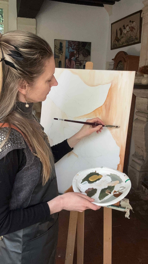 MAI-SEPTEMBRE 2026 / ATELIER CREATIF Peinture Texturée / Bas-relief au Manoir des Parcs 